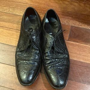 Genuine Alligator Oxford Shoes